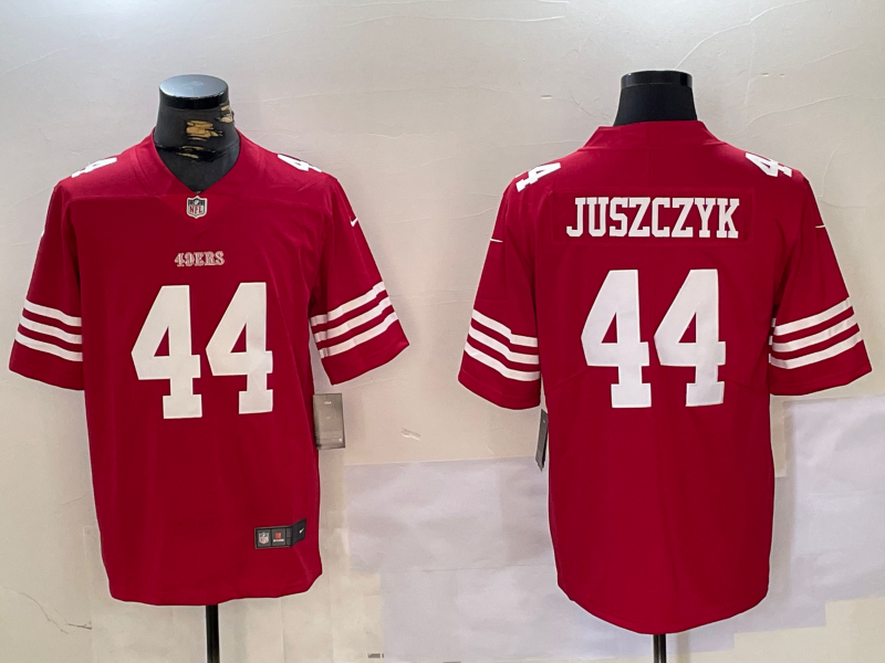 Men San Francisco 49ers #44 Juszczyk red 2025 Nike Limited NFL Jersey->oakland raiders->NFL Jersey